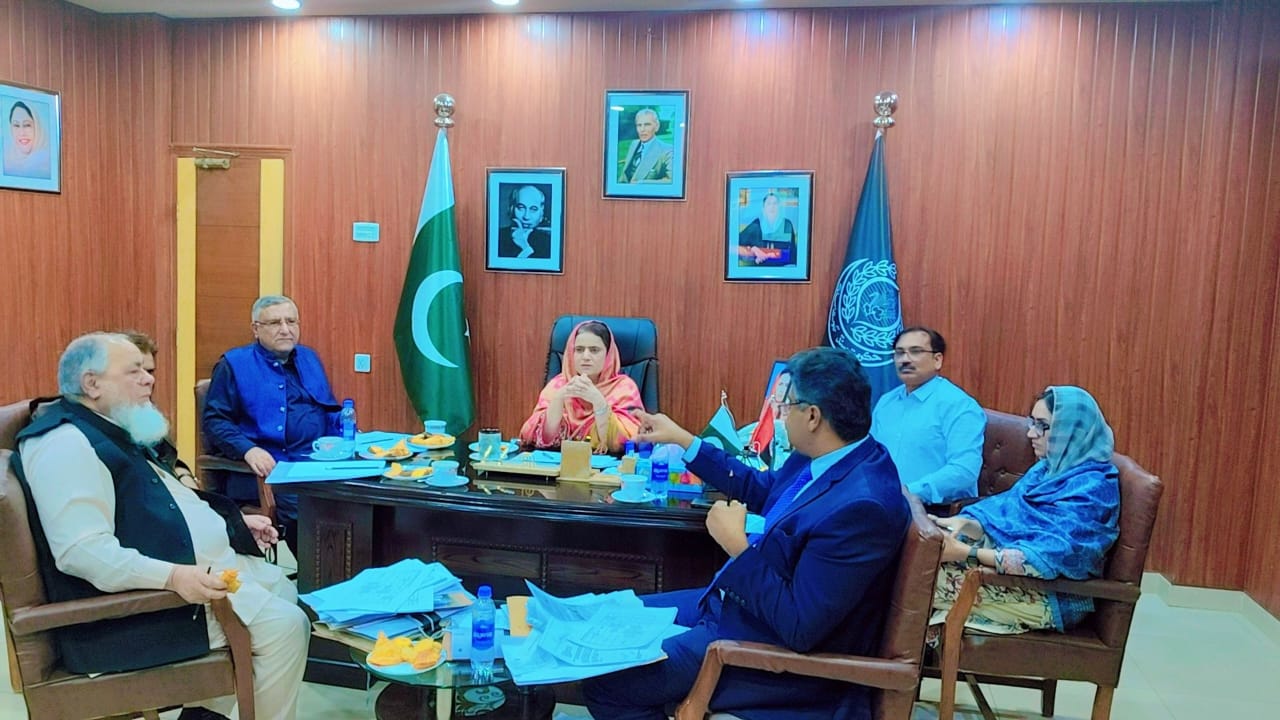 سندھ کمیشن برائے خواتین کی چیئرپرسن اور اراکین کی نامزدگی کے لیے خصوصی کمیٹی کا اجلاس منعقد