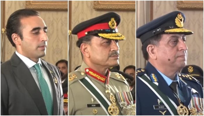صدر مملکت نمایاں کارکردگی کامظاہرہ کرنے والی شخصیات کو اعزازات دیئے