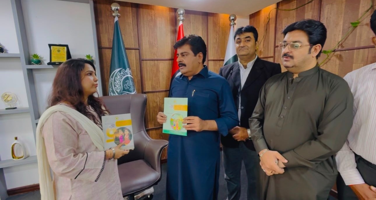 پریم ساگر سنستھا کے وفد کی وزیرِ تعلیم سندھ سید سردار علی شاہ سے ملاقات