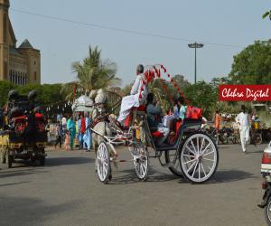کراچی کےفریئر ہال کا منظر