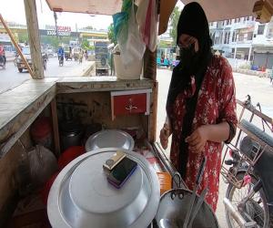 باجی دال چاول والی، تھکتی نہیں نہ ہارتی ہیں بس محنت کرتی ہیں