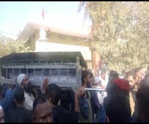 طالبعلم بلال   کو  نماز جنازہ کی ادائیگی کے بعد سپردخاک 