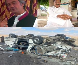 پاکستان ٹیلی ویژن کوئٹہ سینٹر کے چیف کیمرہ مین احمد سولنگی اور سینئر کیمرہ مین ظفرعلی روڈ حادثے میں جاں بحق