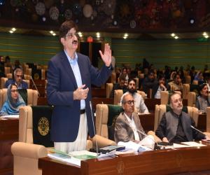  سندھ اسمبلی میں دریائے سندھ پر بنائے جانے والی کینالوں کی تعمیر کے خلاف قراردار متفقہ طور پر منظور کرلی گئی