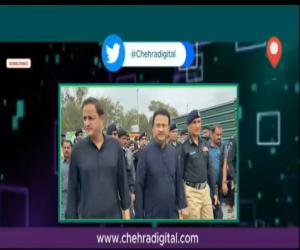  وزیر داخلہ سندھ  ضیاء لنجار نے کراچی میں نویں محرم کے مرکزی  جلوس کی  سیکیورٹی  کا جائزہ لیا